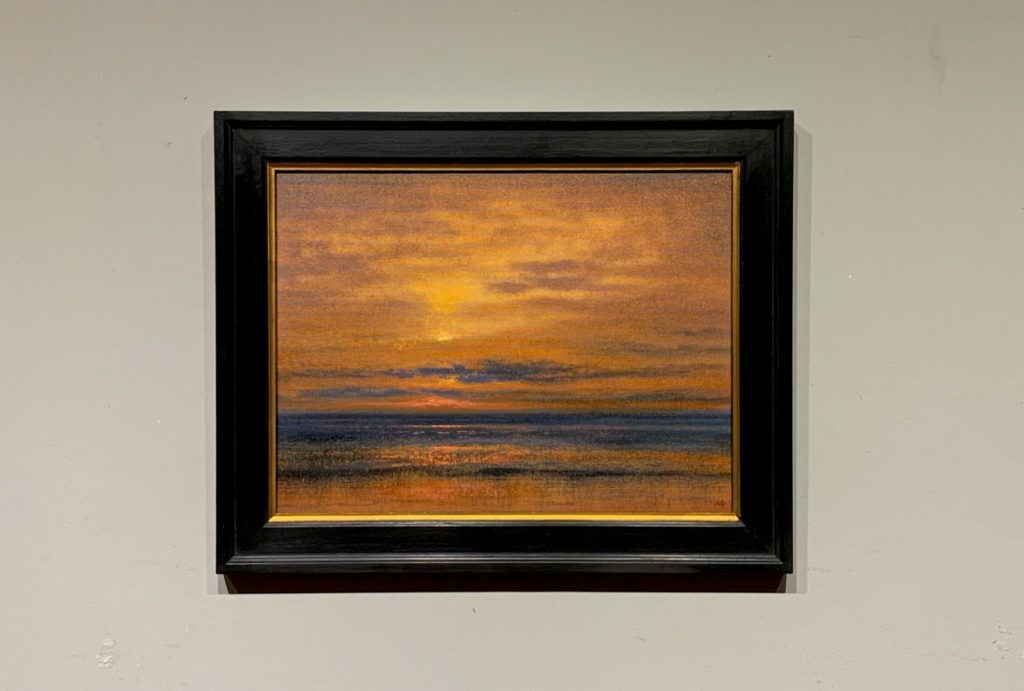 Golden coastal Light - Study Oil Painting Nial Adams