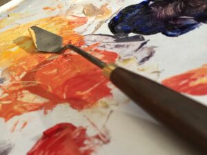 art courses oil paints