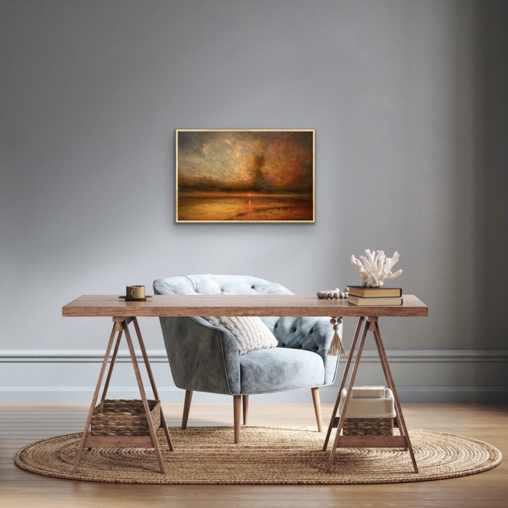 when time stood still original oil painting by Nial Adams FRSA