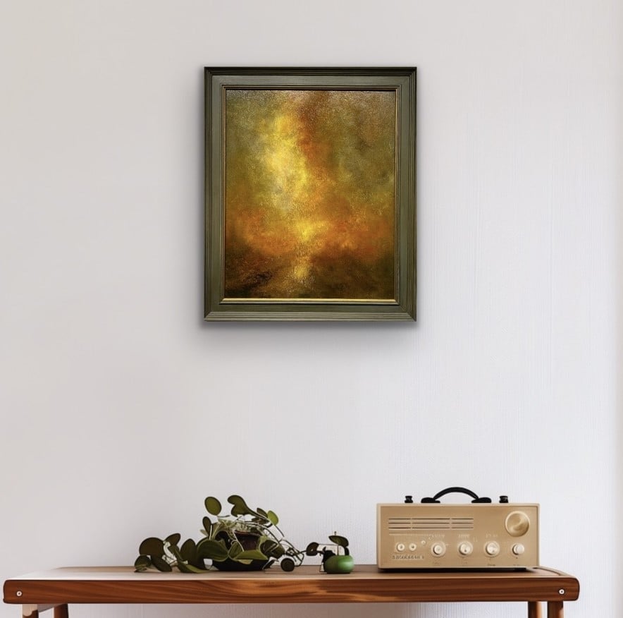 Mysterious Light Oil Painting by Nial Adams FRSA