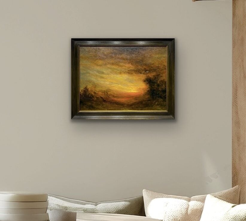 Wander At Dusk Oil Painting by Nial Adams FRSA