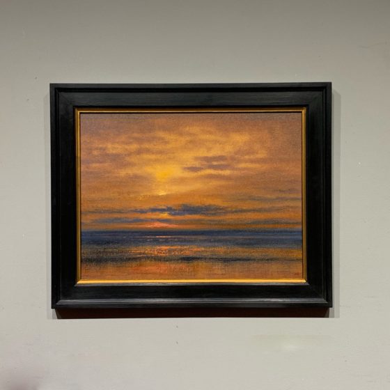 Golden coastal Light - study Oil Painting Nial Adams