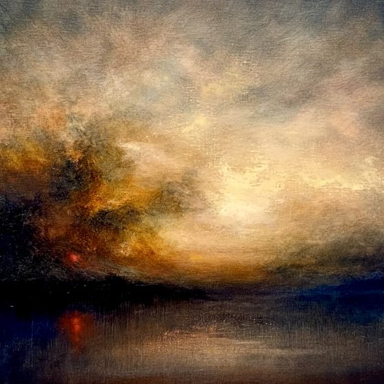 Darkening Star Oil Painting Nial Adams